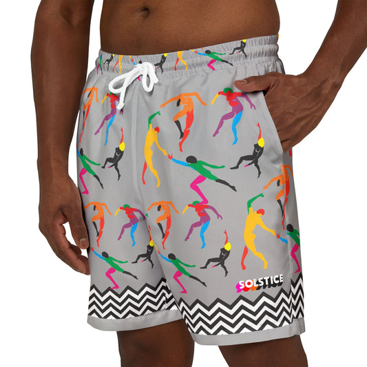 SOLSTICE DANCE  Swim Gray Shorts (AOP)
