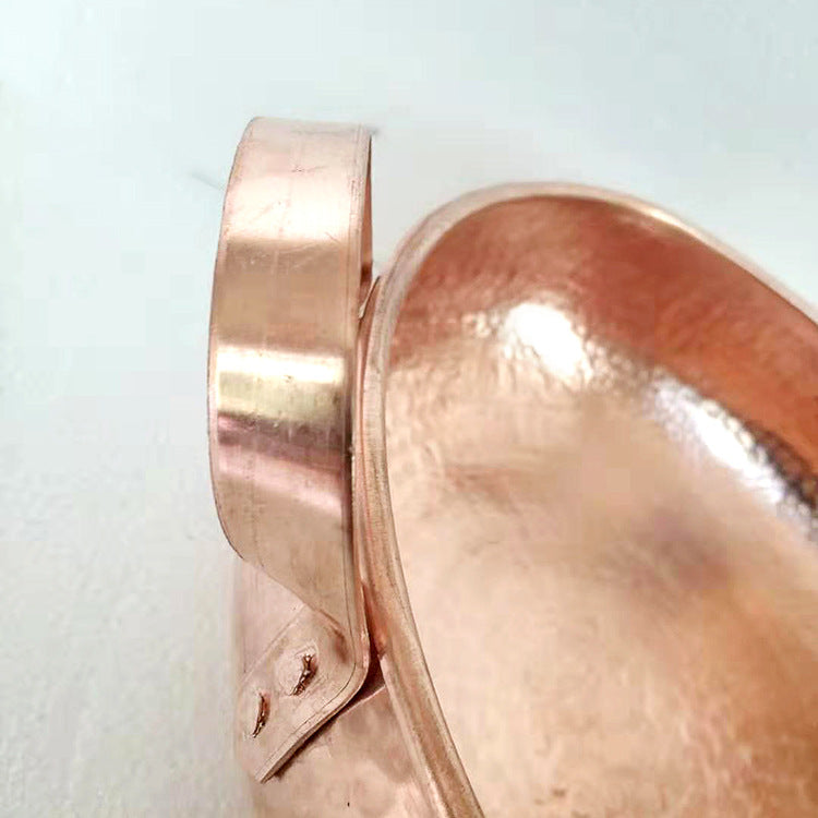 Handmade non-stick copper pot