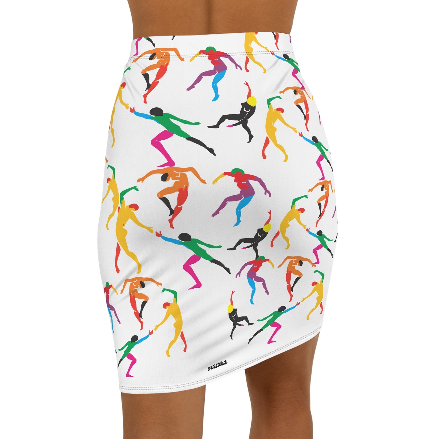 Women's Mid-Waist Pencil Skirt (AOP)
