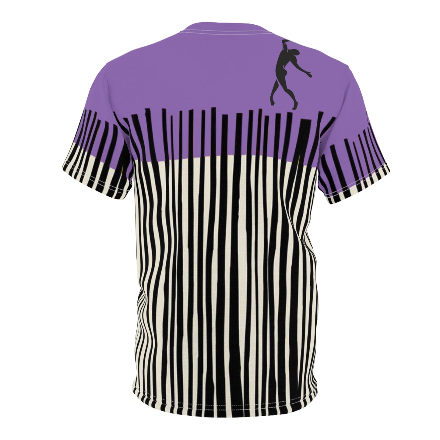 SOLSTICE Bamboo Unisex light purple Cut & Sew Tee (AOP)