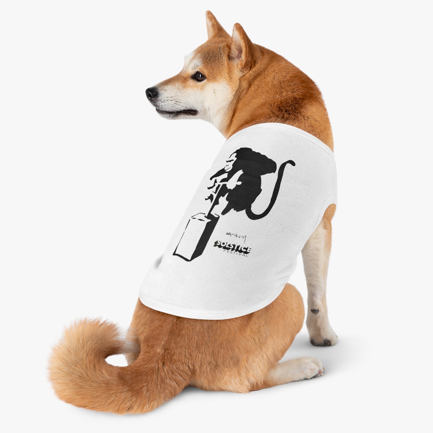 BANSKI MONKEI explode SOLSTICE FESTIVAL Pet Tank Top