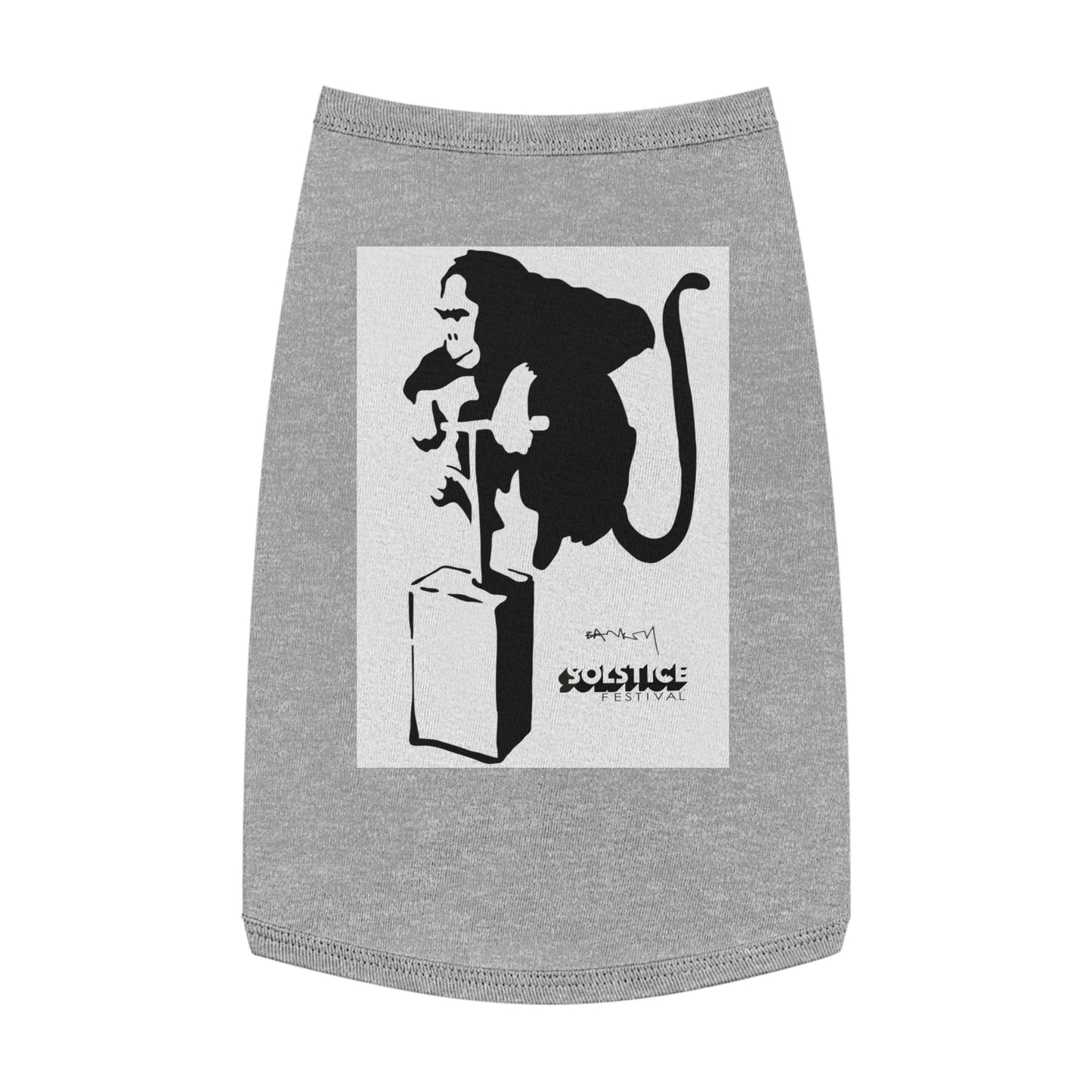 BANSKI MONKEI explode SOLSTICE FESTIVAL Pet Tank Top