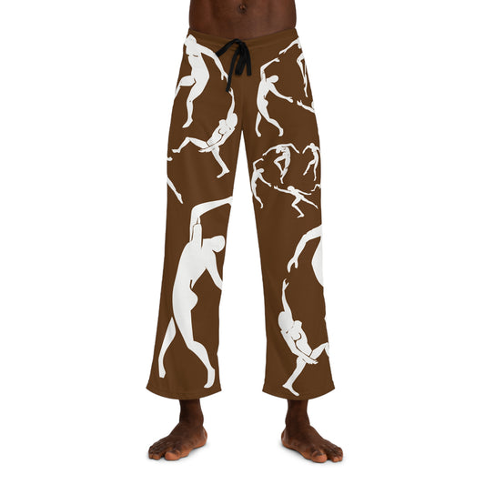 SOLSTICE Matisse Men's brown Pajama Pants (AOP)