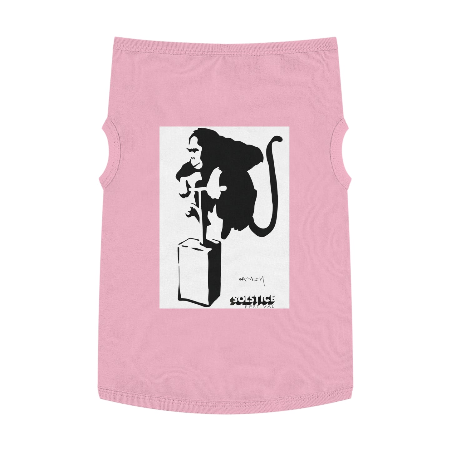 BANSKI MONKEI explode SOLSTICE FESTIVAL Pet Tank Top