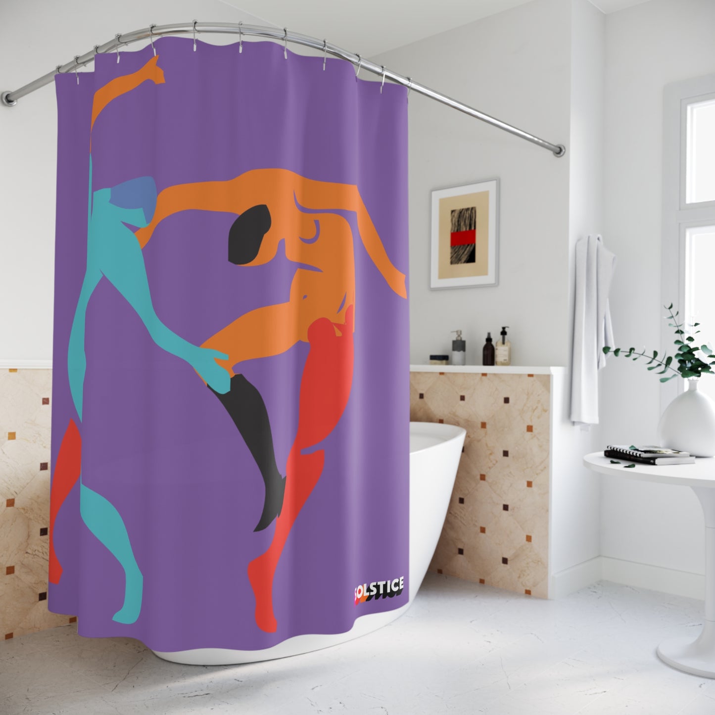SOLSTICE Shower Curtains light purple