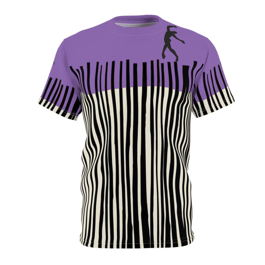 SOLSTICE Bamboo Unisex light purple Cut & Sew Tee (AOP)