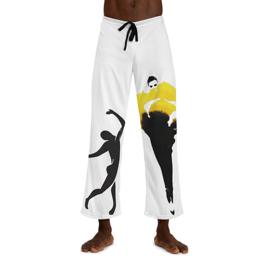 SOLSTICE Fashionist 2 Men's Pajama White Pants (AOP)