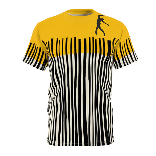 SOLSTICE Bamboo Unisex yellow Cut & Sew Tee (AOP)