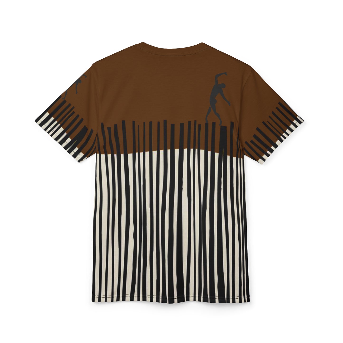 SOLSTICE Bamboo brown Unisex Cut & Sew  Tee (AOP)