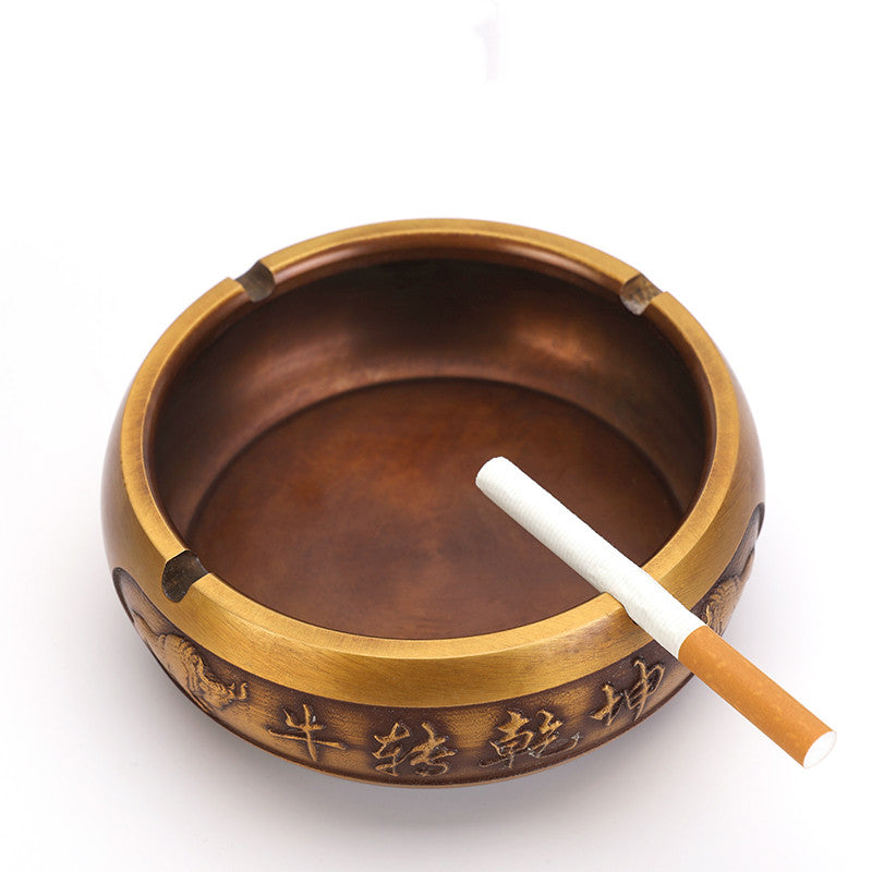 Pure Copper Ashtray Home Indoor Living Room Office Creative