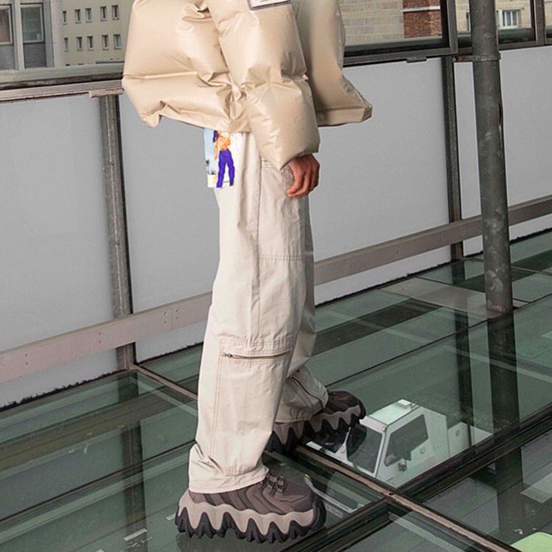 Men's Fashionable Shoes Sawtooth Thick Soled Sports Shoes