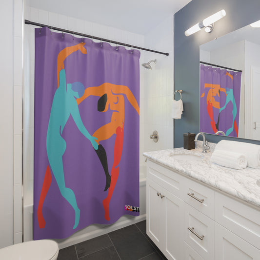 SOLSTICE Shower Curtains light purple