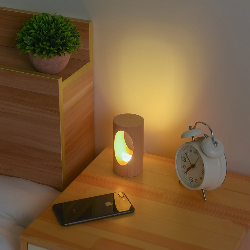 Cool Solid wood LED reading lamp