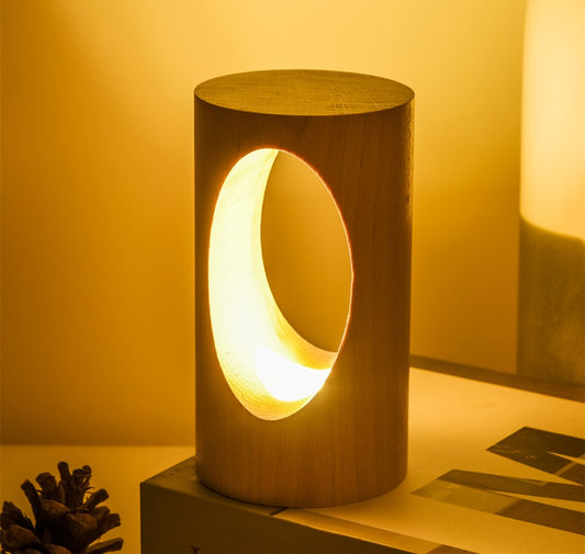 Cool Solid wood LED reading lamp