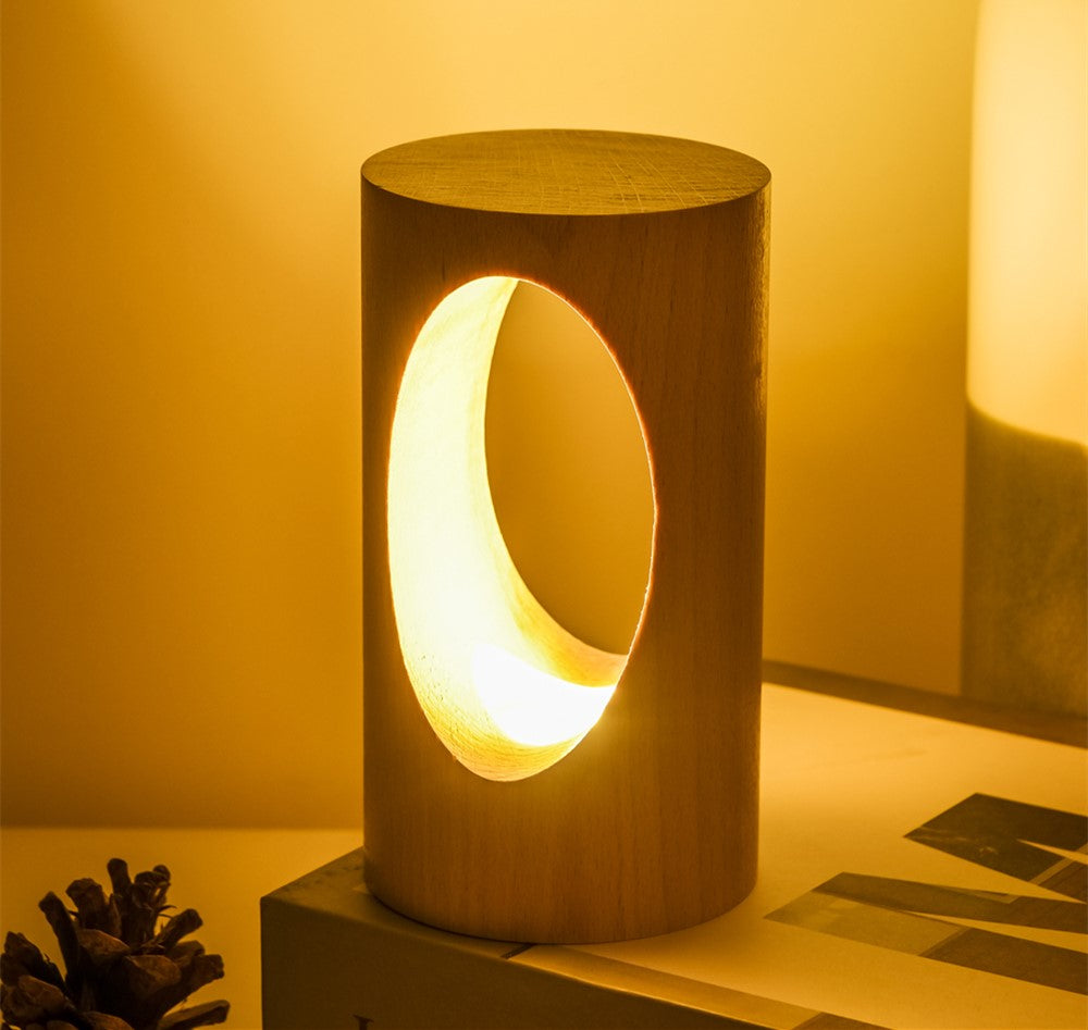 Cool Solid wood LED reading lamp
