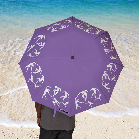 LILAC SOLSTICE DANCE Semi-Automatic Foldable Umbrella