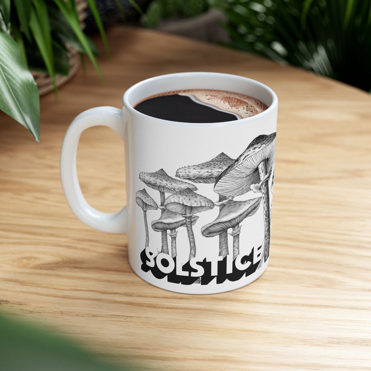 Solstice Mushrooms Ceramic Mug —  (11oz, 15oz)