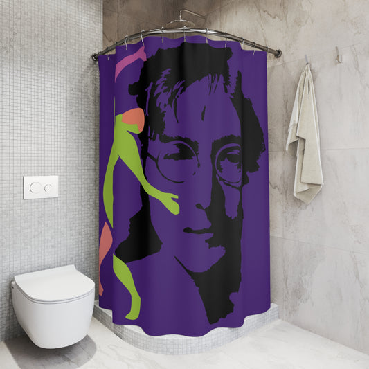 SOLSTICE Lennon Shower Curtain purple 6