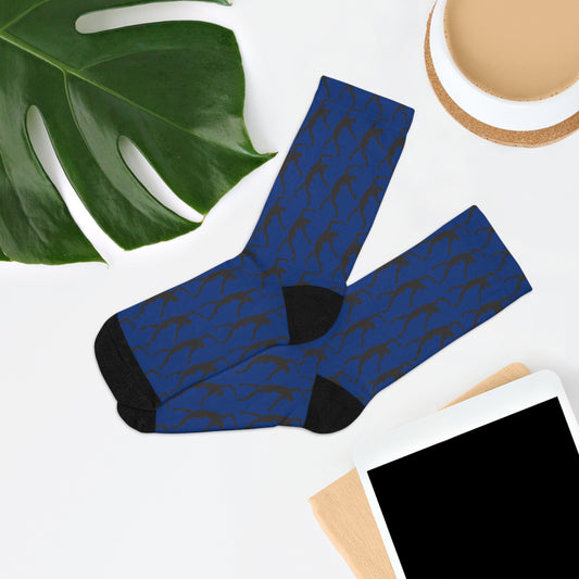 Recycled SOLSTICE Blue PolyCotton Socks