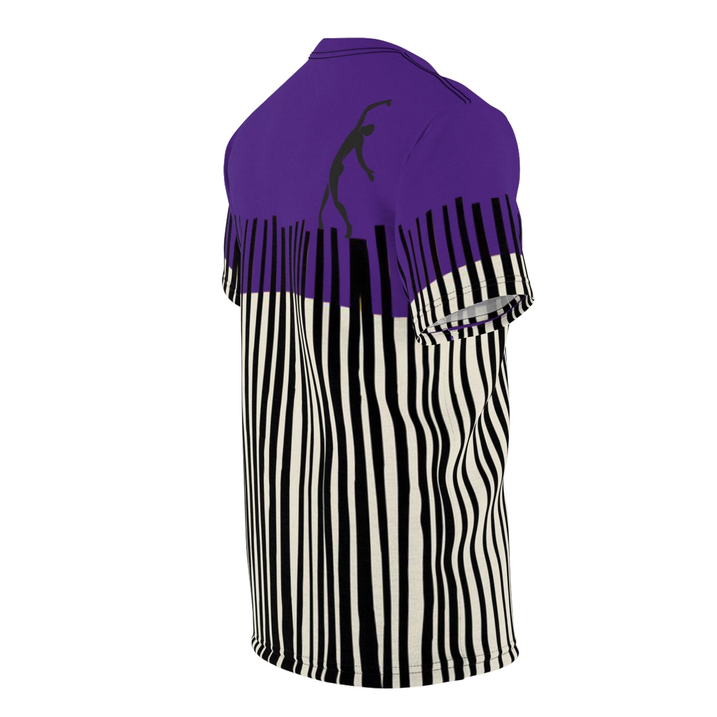 SOLSTICE Bamboo purple Unisex Cut & Sew  Tee (AOP)