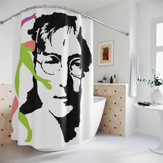 SOLSTICE Lennon Shower Curtain 6