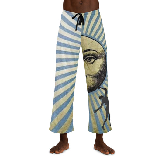 SOLSTICE Vintage Sun Men's Pajama Pants (AOP)