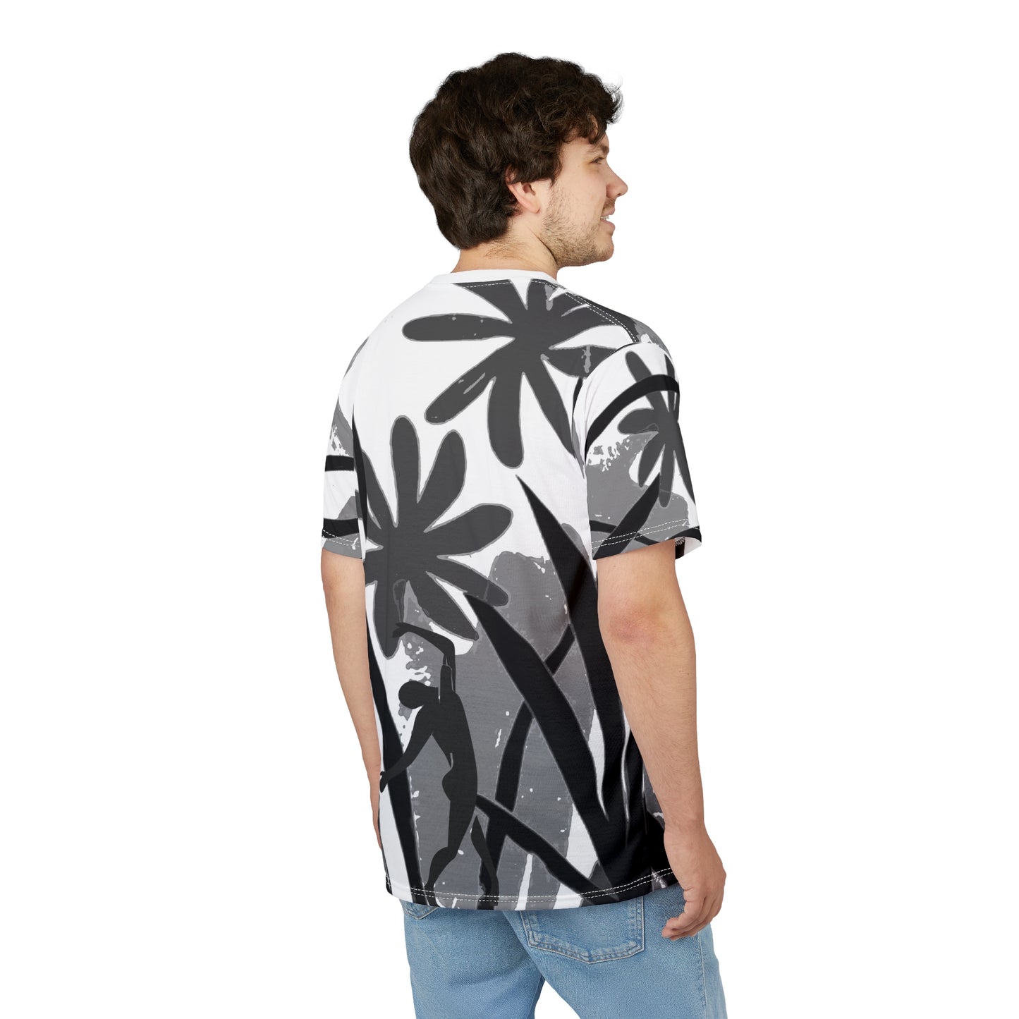 SOLSTICE Matisse Jungle Unisex white Cut & Sew Tee (AOP)