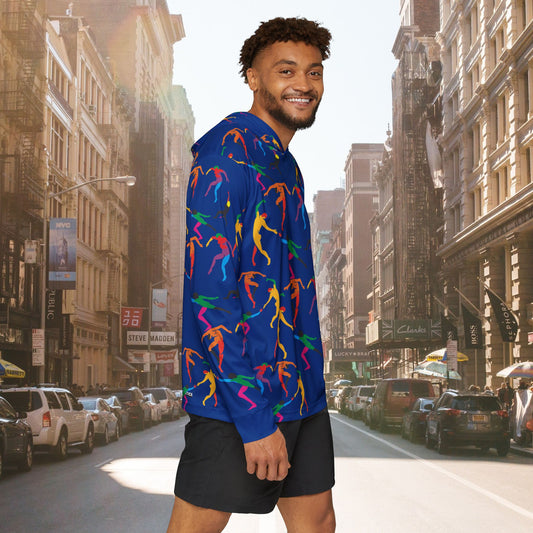 Men's SOLSTICE DANCE Sports dark blue Warmup Hoodie (AOP)