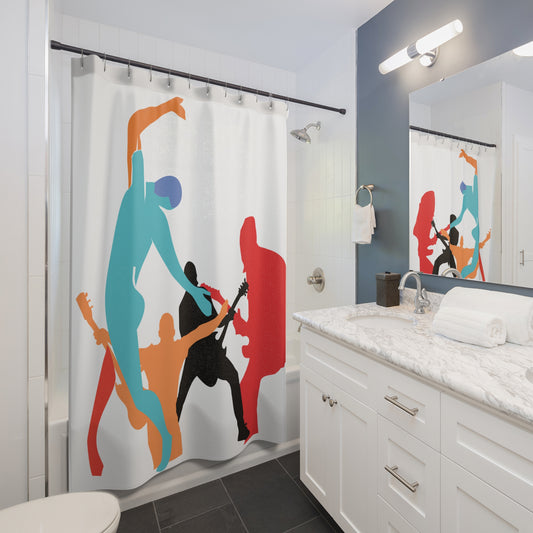 SOLSTICE dancer Shower Curtain band 1
