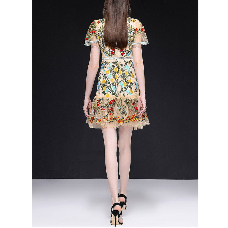 Luxury Style Embroidered dress