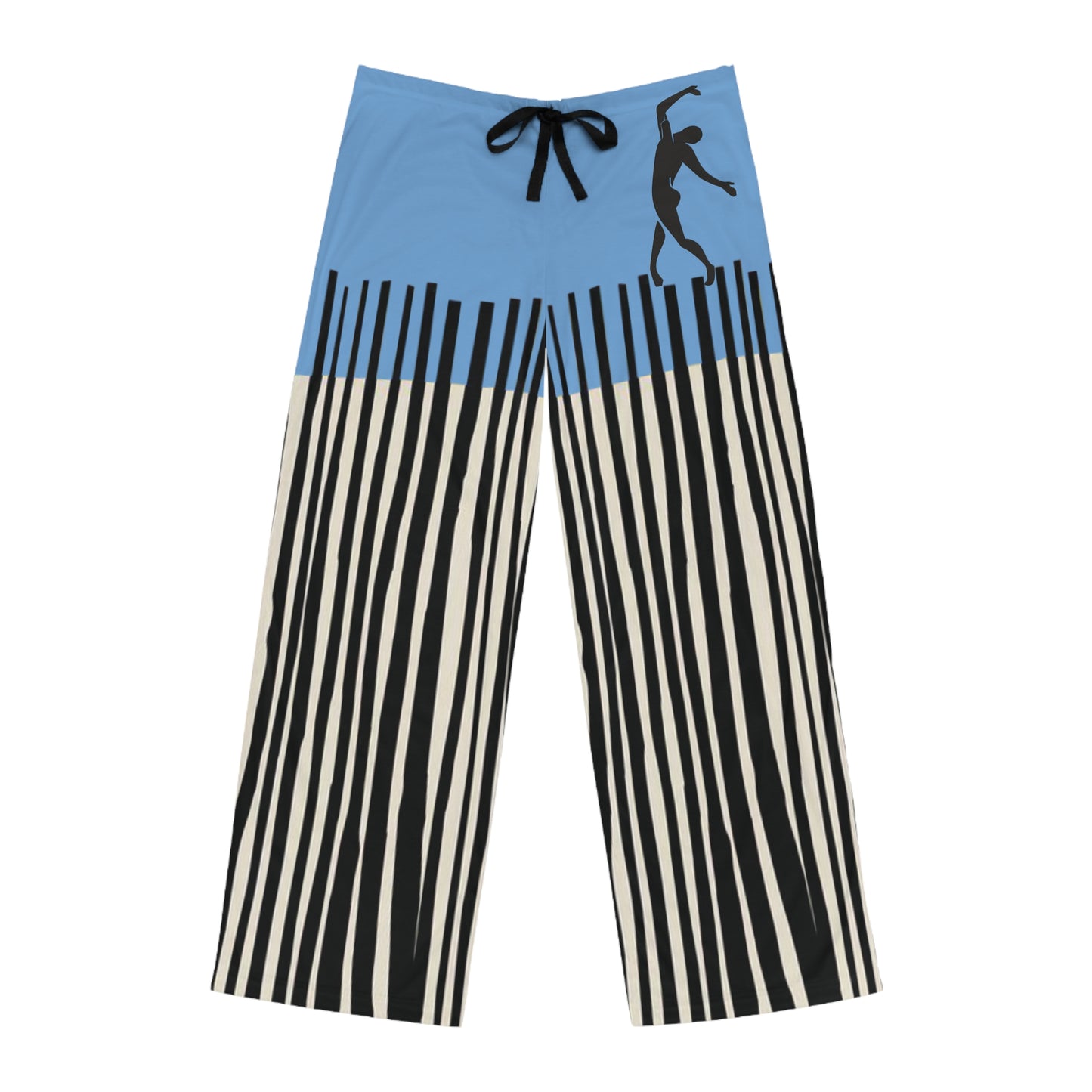 SOLSTICE Bamboo Men's Pajama Light Blue Pants (AOP)