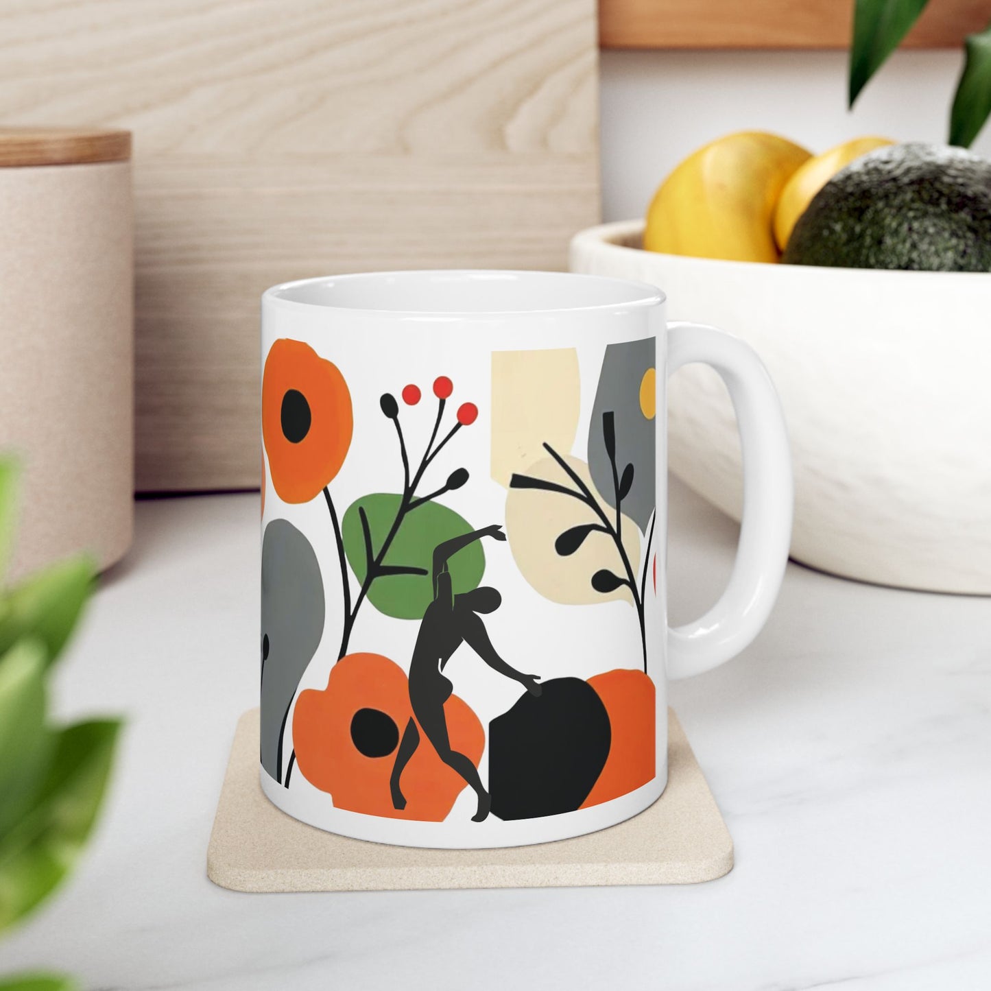 Matisse Flowers & dancers Ceramic Mug — Coffee Cup (11oz, 15oz)