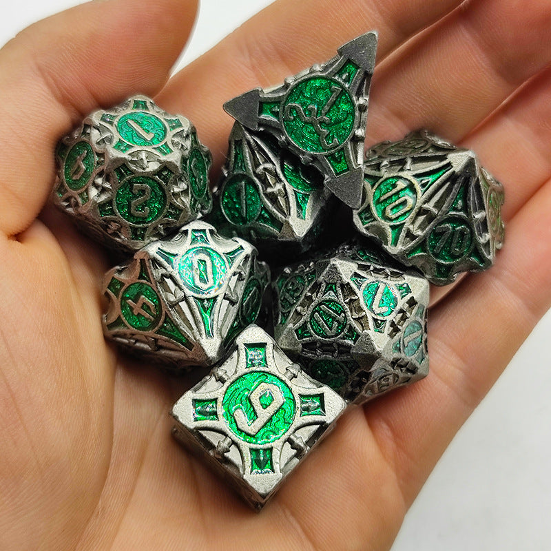 Board Game Props Pure Copper Metal Solid Dice