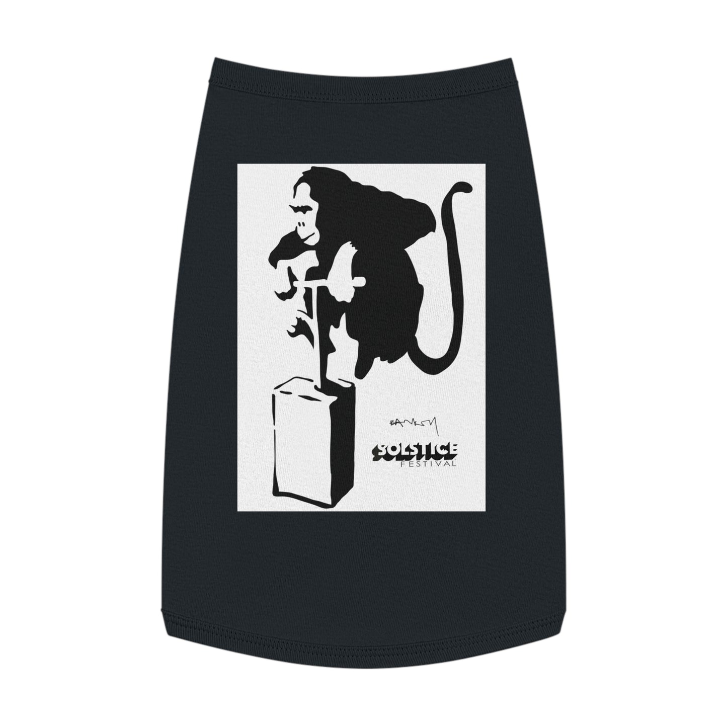 BANSKI MONKEI explode SOLSTICE FESTIVAL Pet Tank Top