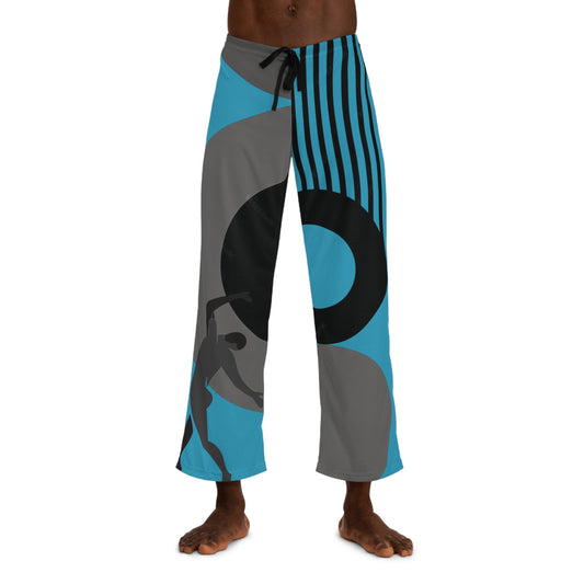 SOLSTICE Bauhaus Men's  BW Pajama Pants (AOP)