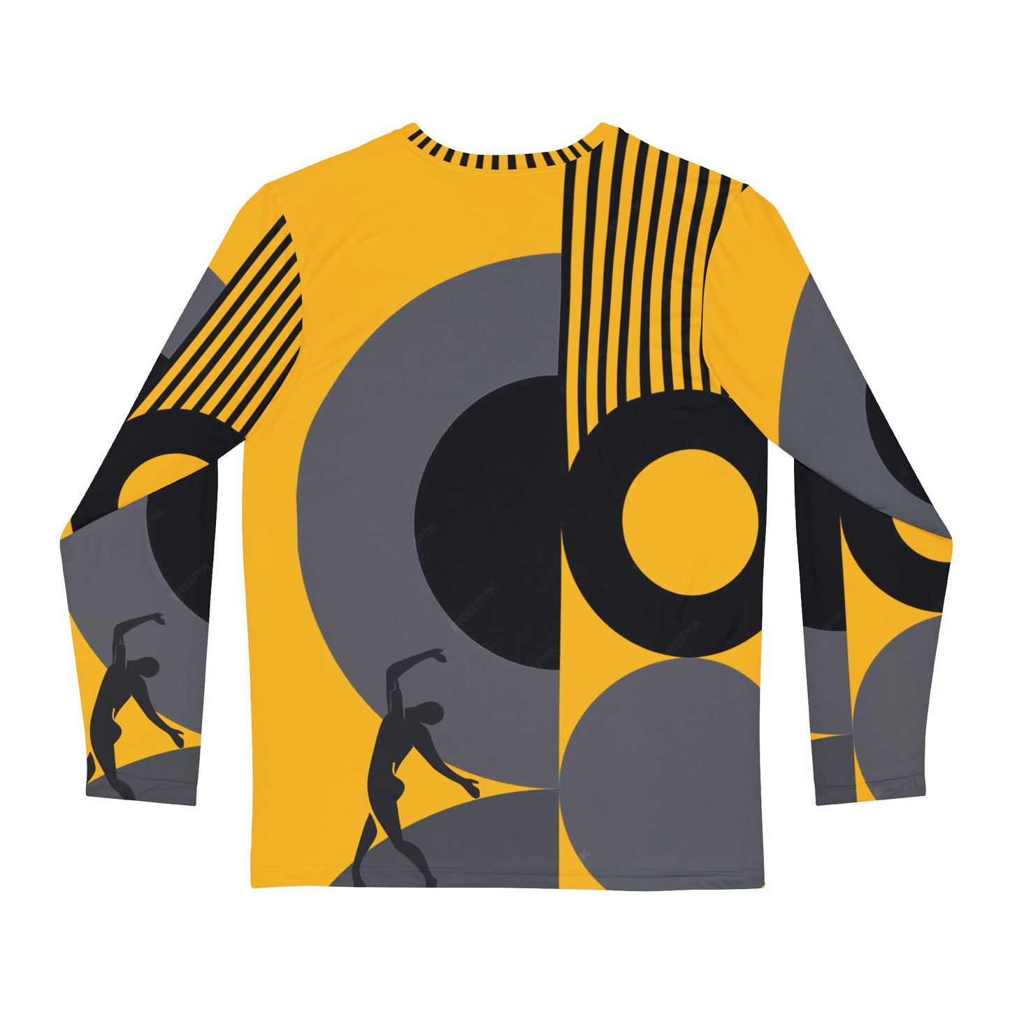 SOLSTICE BAUHAUS Long Sleeve Shirt yellow(AOP)