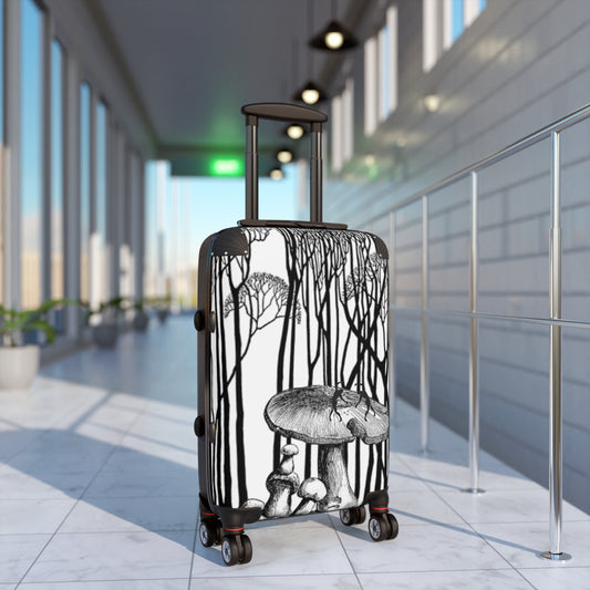 SOLSTICE Trees and  Mushrooms with Matisse dancers Suitcase