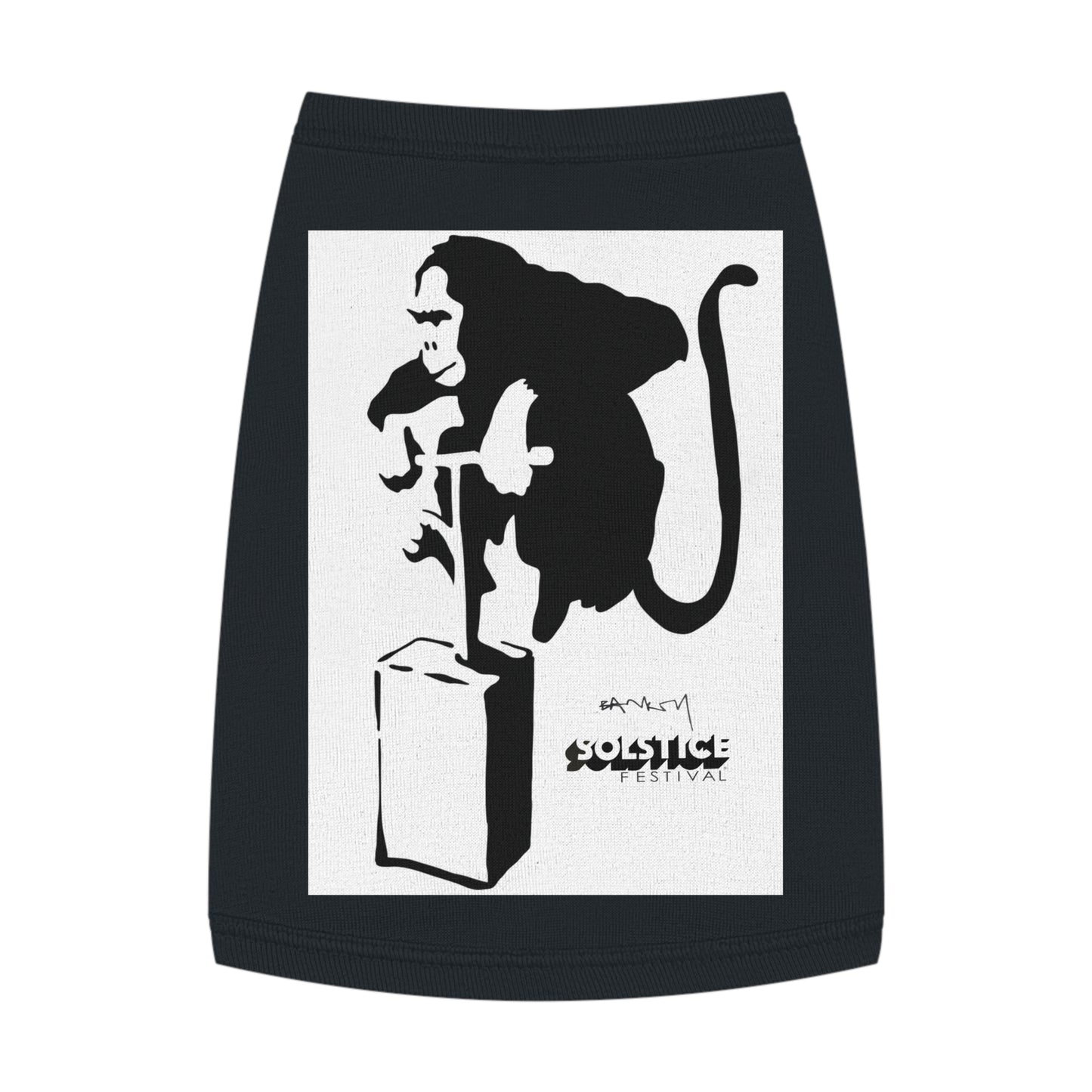 BANSKI MONKEI explode SOLSTICE FESTIVAL Pet Tank Top