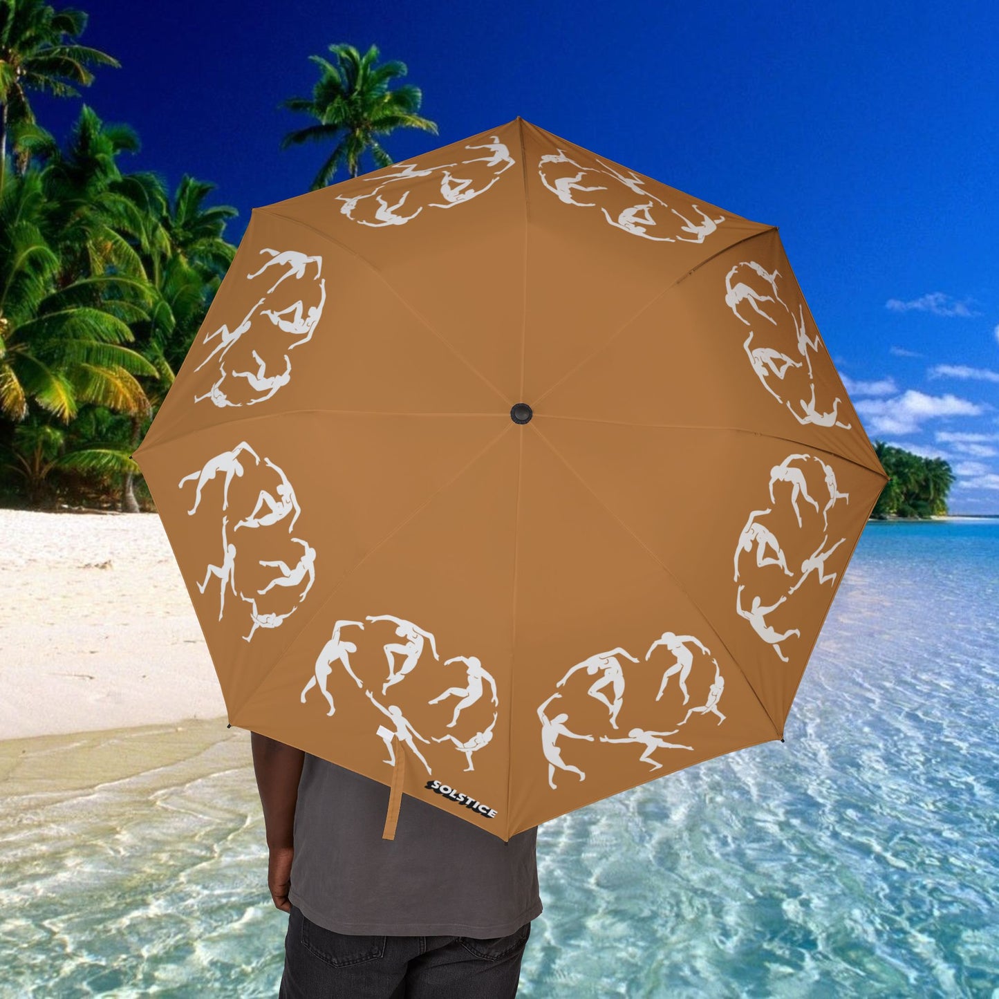 Copy of BLACK SOLSTICE DANCE Semi-Automatic Foldable Umbrella
