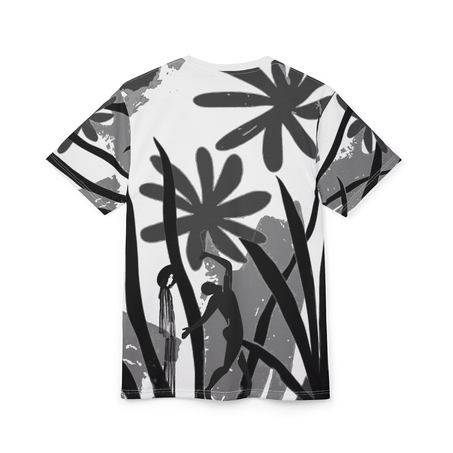 SOLSTICE Matisse Jungle Unisex white Cut & Sew Tee (AOP)
