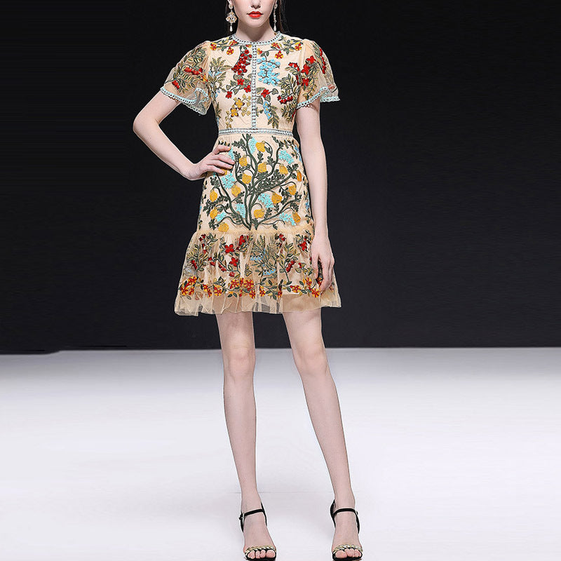 Luxury Style Embroidered dress