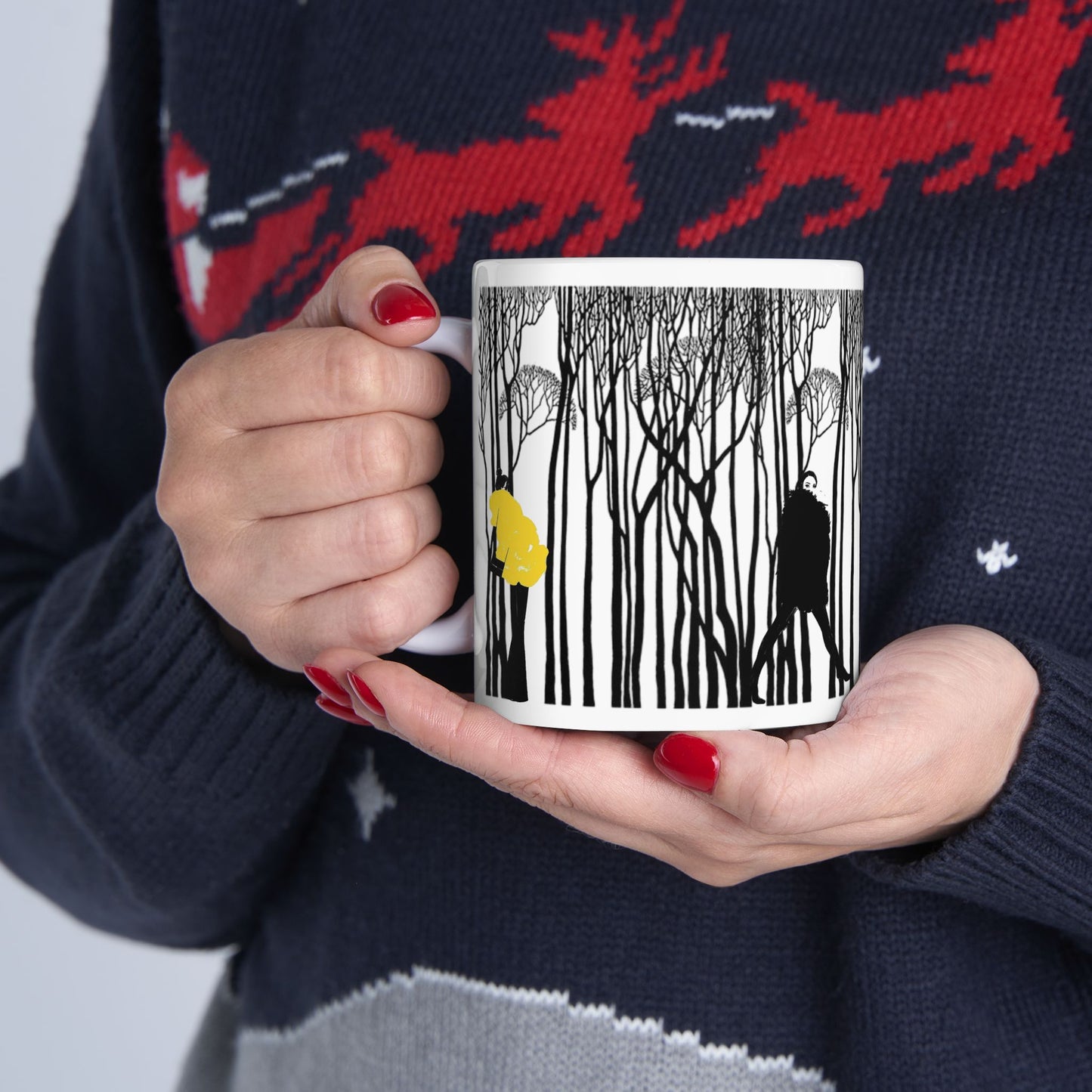 Solstice Winter Fashion Ceramic Mug —  (11oz, 15oz)