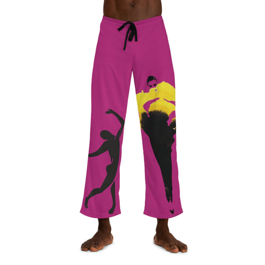 SOLSTICE Fashionist 2 Men's Pajama dark pink Pants (AOP)