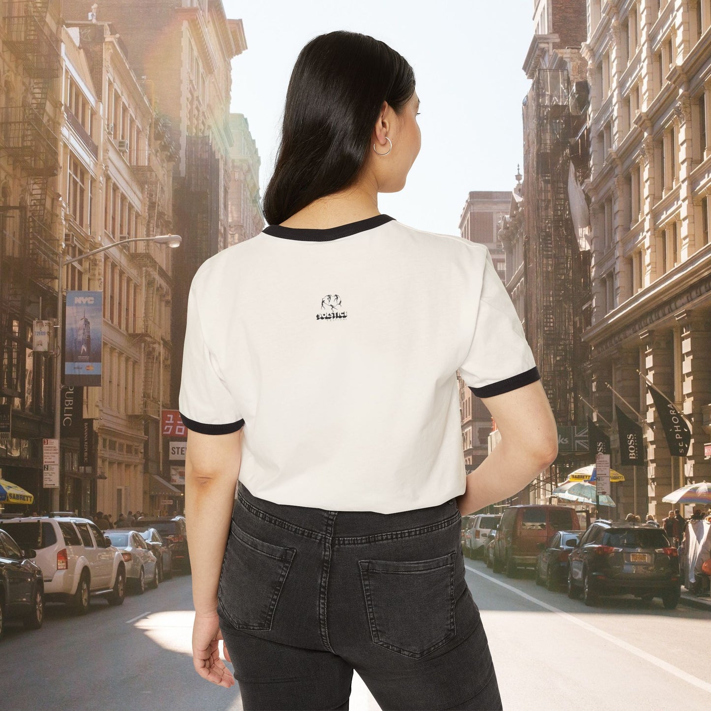 Unisex Cotton Ringer T-Shirt