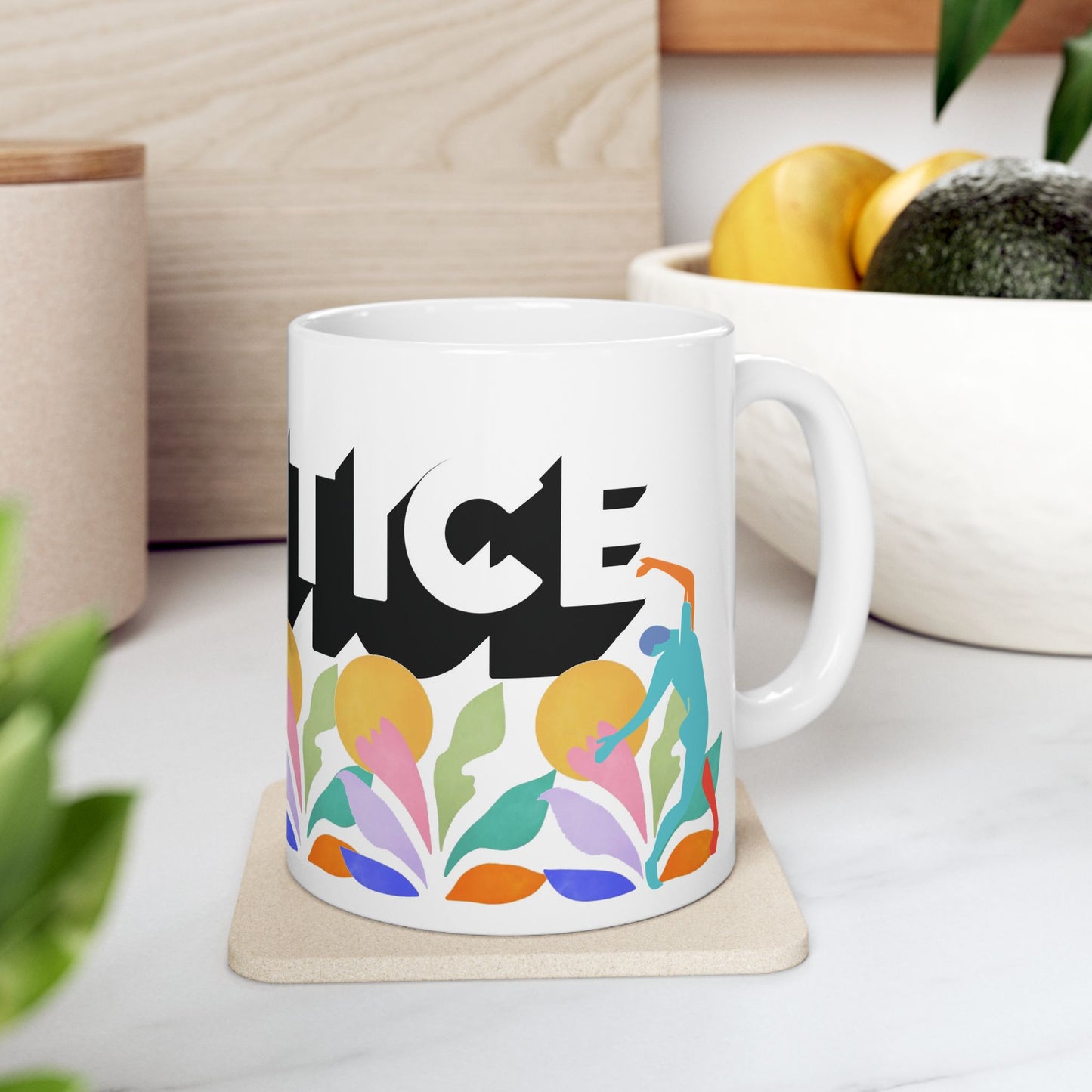 Matisse Garden Sun Ceramic Mug — Personalized Photo & Art Coffee Cup (11oz, 15oz)