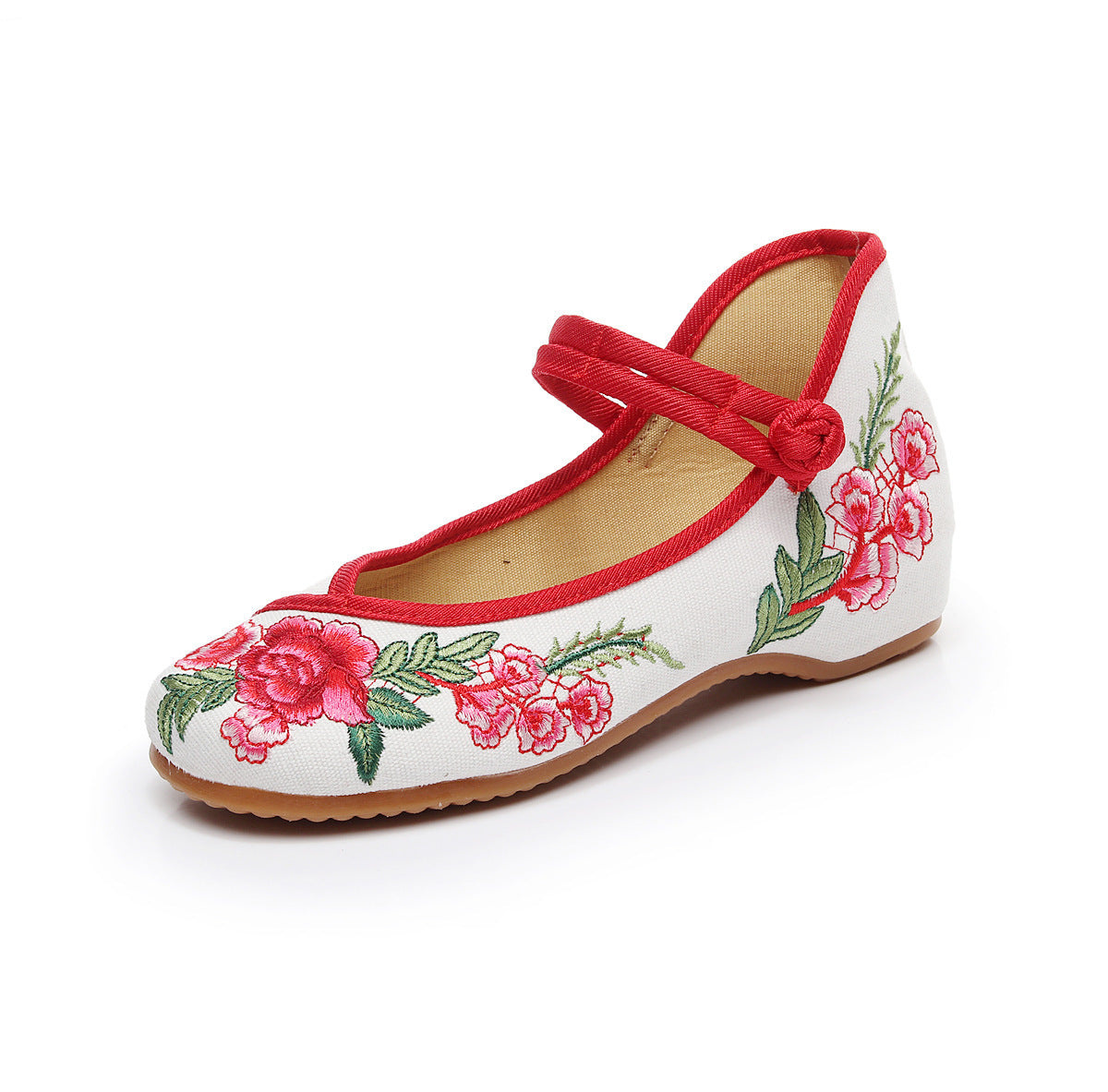 Luxury Ethnic Style Embroidered Shoes Beijing Cloth Shoes