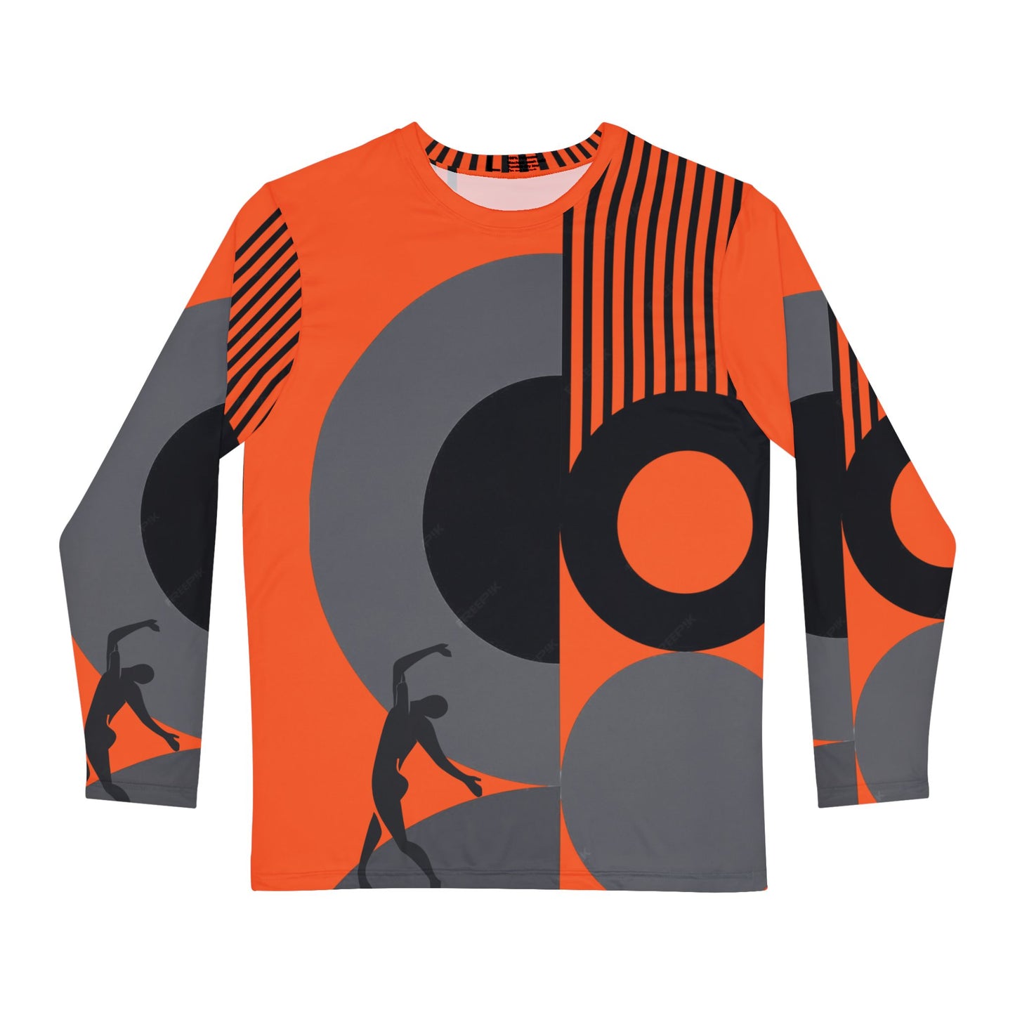SOLSTICE BAUHAUS Long Sleeve Shirt orange (AOP)