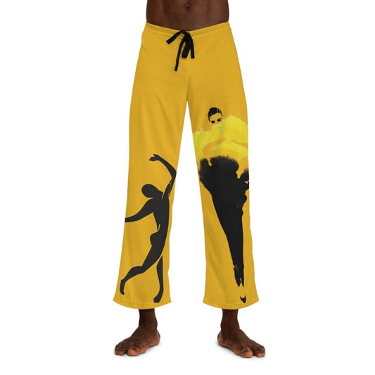 SOLSTICE Fashionist 2 Men's Pajama Yellow Pants (AOP)