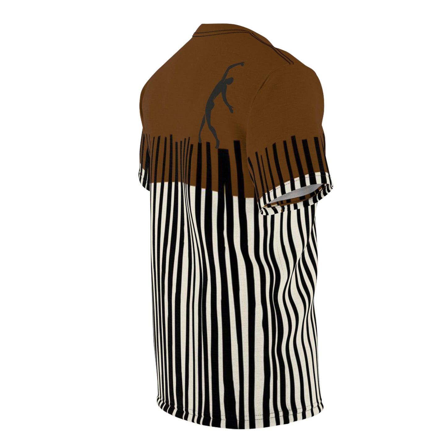 SOLSTICE Bamboo brown Unisex Cut & Sew  Tee (AOP)