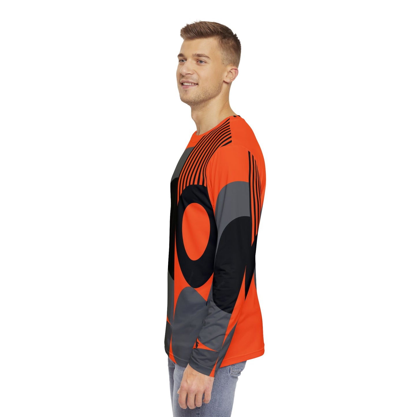SOLSTICE BAUHAUS Long Sleeve Shirt orange (AOP)